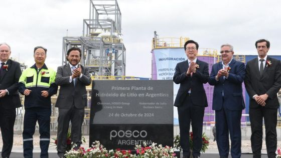 Parque Industrial de General Güemes, producción de hidróxido de litio 