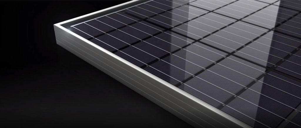 módulo solar bifacial de vidrio dual